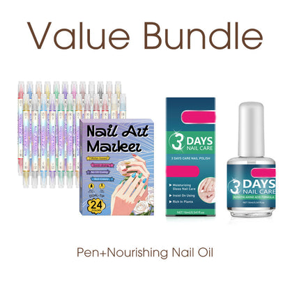 💥50% RABATT! 💅 Nageldesign-Pen mit 2-in-1 Spitze – Präzise Linien & Details – Ideal für zu Hause oder unterwegs – saubere, professionelle Nagelkunst ohne großen Aufwand ✨