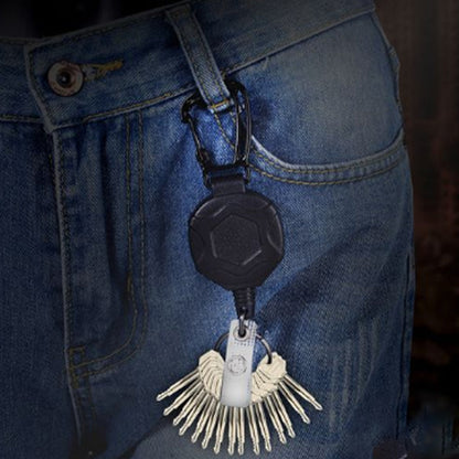 🔥Solange der Vorrat reicht 40 % Rabatt!🎉Retractable Heavy Duty Badge Reel with Card Holder – 80cm, 360° Rotation 🔩