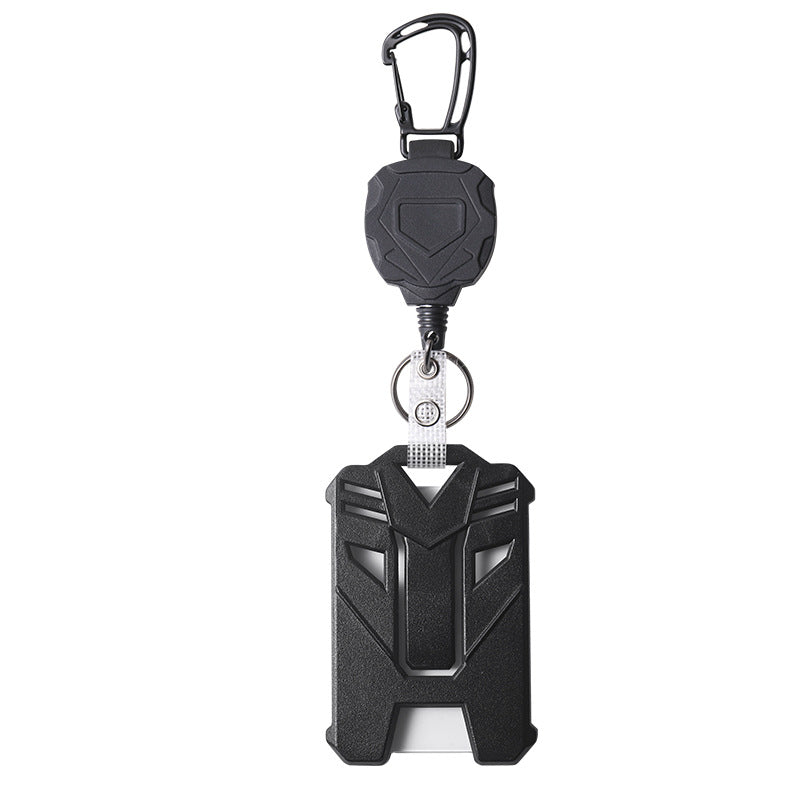 🔥Solange der Vorrat reicht 40 % Rabatt!🎉Retractable Heavy Duty Badge Reel with Card Holder – 80cm, 360° Rotation 🔩