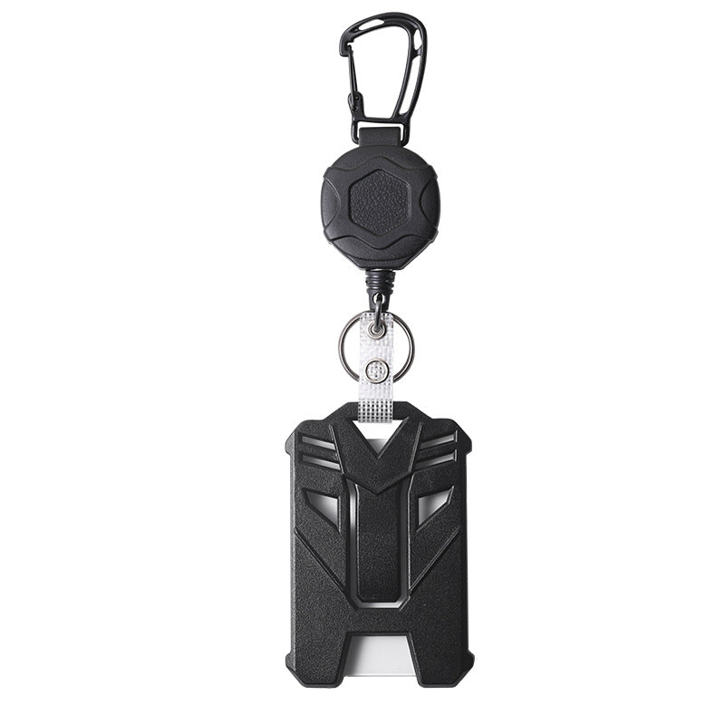 🔥Solange der Vorrat reicht 40 % Rabatt!🎉Retractable Heavy Duty Badge Reel with Card Holder – 80cm, 360° Rotation 🔩