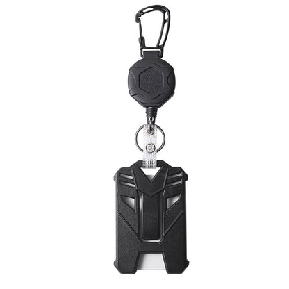🔥Solange der Vorrat reicht 40 % Rabatt!🎉Retractable Heavy Duty Badge Reel with Card Holder – 80cm, 360° Rotation 🔩