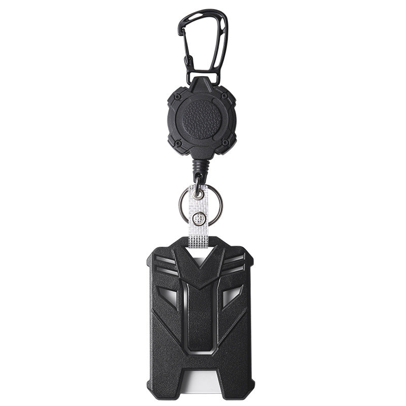 🔥Solange der Vorrat reicht 40 % Rabatt!🎉Retractable Heavy Duty Badge Reel with Card Holder – 80cm, 360° Rotation 🔩