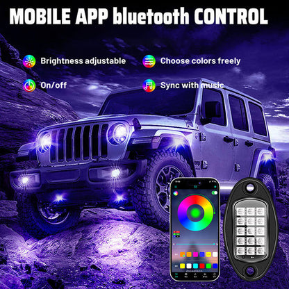 🔥Solange der Vorrat reicht 40 % Rabatt!🎉Bluetooth-Beleuchtungsset mit mehrfarbiger Unterbodenbeleuchtung