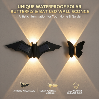 🔥Solange der Vorrat reicht 40 % Rabatt!🎉Wasserdichte LED-Wandleuchte mit Solarstromversorgung