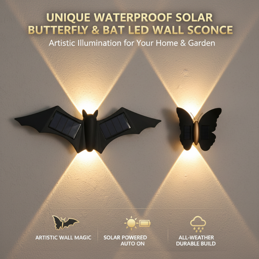 🔥Solange der Vorrat reicht 40 % Rabatt!🎉Wasserdichte LED-Wandleuchte mit Solarstromversorgung