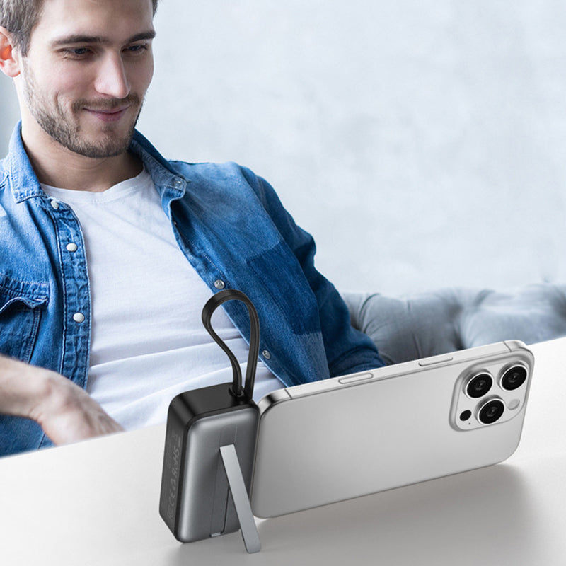 📢50 % RABATT⏰ 3‑in‑1 Magnetische Mini‑Powerbank 5000 mAh, kabelloses Laden für iPhone, Watch & Android