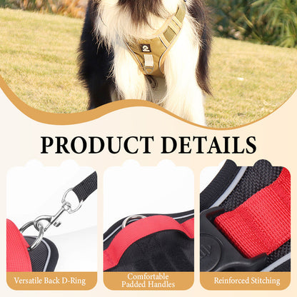 📢📢40 % RABATT !! ⏰Hundegeschirr ohne Zugkraft mit Leine und Halsband mit LED