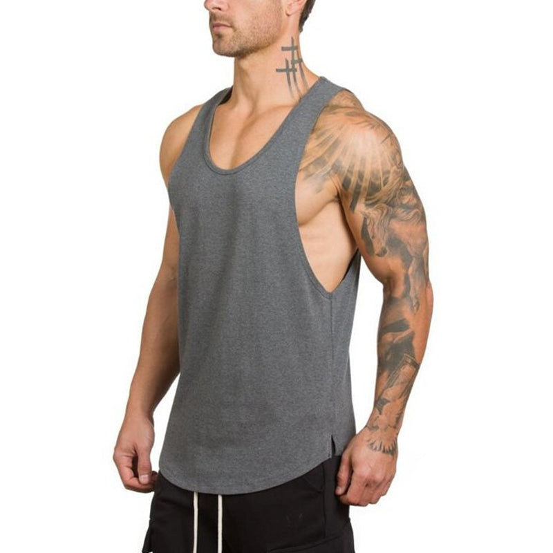 🔥Solange der Vorrat reicht 40 % Rabatt!🎉Herren-Tanktop „Muscle Fitness“ mit Spaghettiträgern