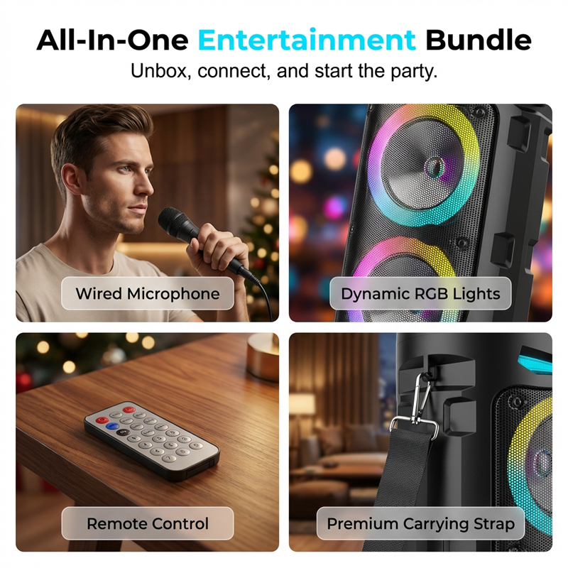 📢Mid-Season Sale: −50% nur für kurze Zeit⏰🔊 Multifunktionaler Bluetooth-Lautsprecher für Outdoor – leistungsstark, kabellos & ideal für Gartenpartys, Camping & Sport 🎵🌿