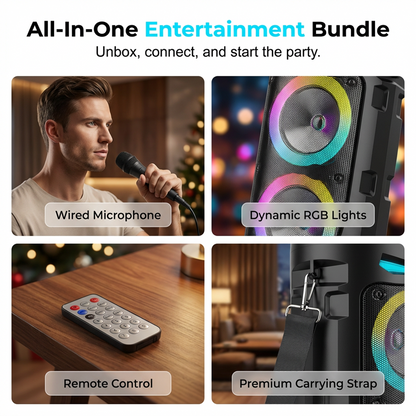 📢Mid-Season Sale: −50% nur für kurze Zeit⏰🔊 Multifunktionaler Bluetooth-Lautsprecher für Outdoor – leistungsstark, kabellos & ideal für Gartenpartys, Camping & Sport 🎵🌿