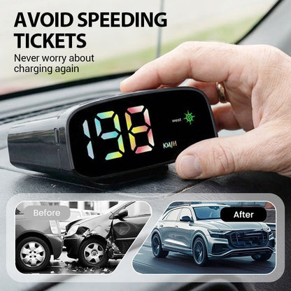 🔥Solange der Vorrat reicht 40 % Rabatt!🚗Solarbetriebener Auto-HUD-Tachometer