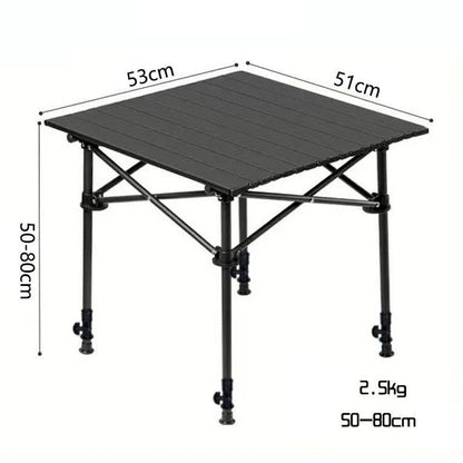 🏕️50% RABATT! 🪑 Tragbarer Campingtisch – Klappbar, stabil & schnell aufgebaut – Ideal für Camping, Picknick & Strand ☀️