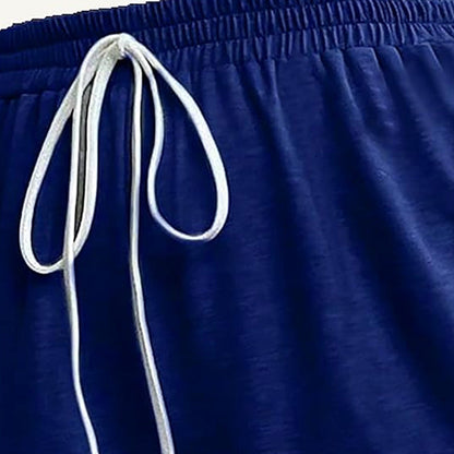 📢📢50% RABATT !! ⏰ Damen-Caprihose mit Kordelzug und Taschen