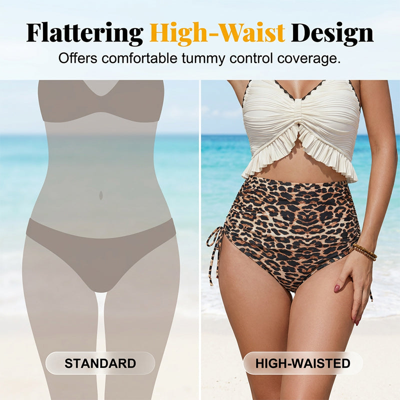 🐆 50% RABATT! 👙 Damen Leoparden-Bikini-Set – Mutig, bequem & figurschmeichelnd – Perfekt für Strand, Pool & Urlaub 🌊