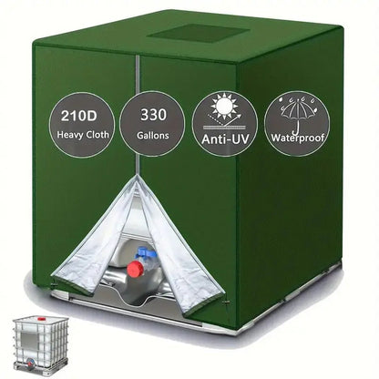 🛢️ 50% RABATT! ⏰ IBC-Tankabdeckung (1000 l) – Wetterfest, wasserdicht & UV-Schutz – Schützt vor Staub, Regen & Sonne – perfekt für die Lagerung im Freien ☀️✨