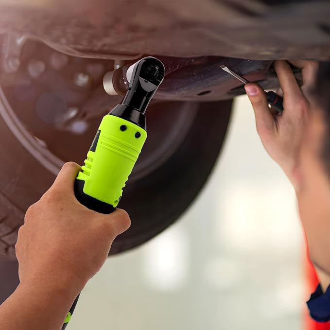 📢 50 % Rabatt !! ⏰🔒 Kabelloses elektrisches Ratschenschlüssel-Set, kompaktes Akku-Reparaturwerkzeug für Auto- & Heimwerker-Reparaturen
