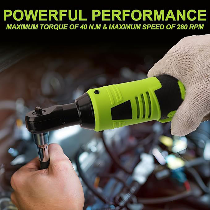 📢 50 % Rabatt !! ⏰🔒 Kabelloses elektrisches Ratschenschlüssel-Set, kompaktes Akku-Reparaturwerkzeug für Auto- & Heimwerker-Reparaturen