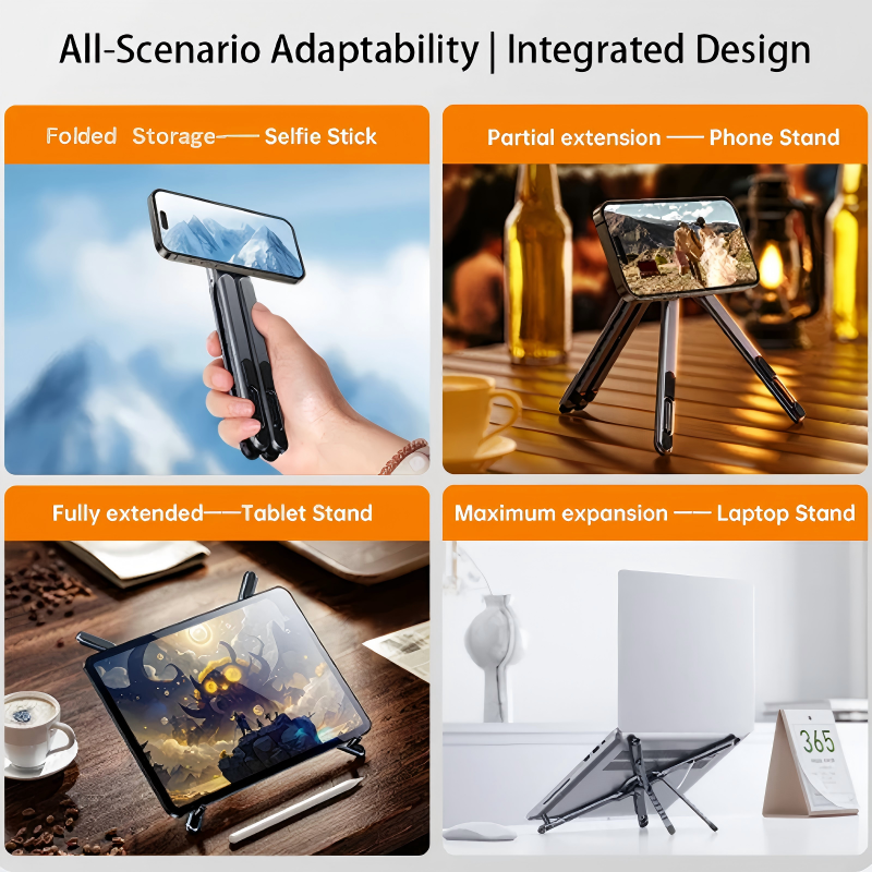 🧲 4-in-1 Multifunktionaler Magnetischer Geräteständer – flexibel, stabil & vielseitig für Smartphone, Tablet & mehr 📱💻