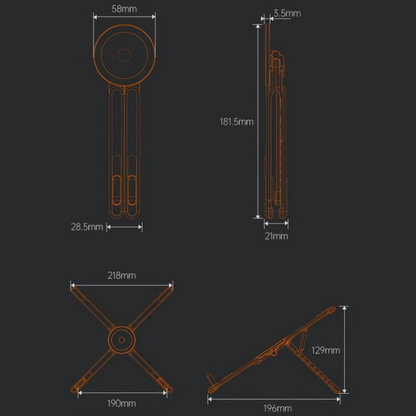🧲 4-in-1 Multifunktionaler Magnetischer Geräteständer – flexibel, stabil & vielseitig für Smartphone, Tablet & mehr 📱💻
