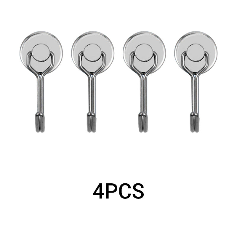 ✨ NUR FÜR BEGRENZTE ZEIT 50% RABATT! ⚡Starker 360° drehbarer Magnet-Haken – zur Montage ohne Bohren – ideal für Küche, Büro & Wohnung – hält sicher auf Metalloberflächen🧲🪝