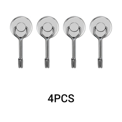 ✨ NUR FÜR BEGRENZTE ZEIT 50% RABATT! ⚡Starker 360° drehbarer Magnet-Haken – zur Montage ohne Bohren – ideal für Küche, Büro & Wohnung – hält sicher auf Metalloberflächen🧲🪝