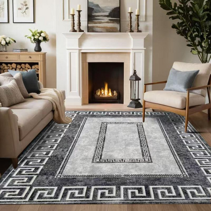 💐 Rutschfester Flachflor-Teppich – langlebig & sicher für Zuhause