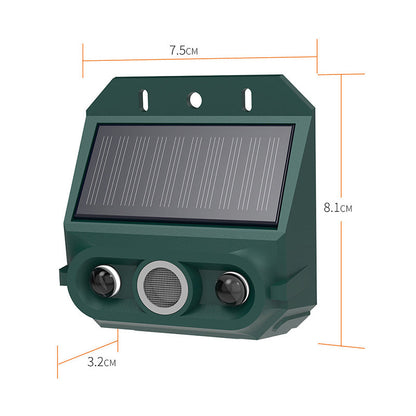 🥳2026 HEISSER VERKAUF🥳💞ÜBER 50.000 VERKAUFT!🌳🔊 50 % RABATT! Solarbetriebener Tiervertreiber – Ultraschall + Blinklicht. Wetterfest, 24/7-Schutz. Hält Schädlinge auf natürliche Weise fern. 🏡💚nn