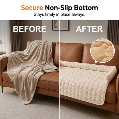 Kuscheliger Schutzbezug für Sofas mit Polsterung