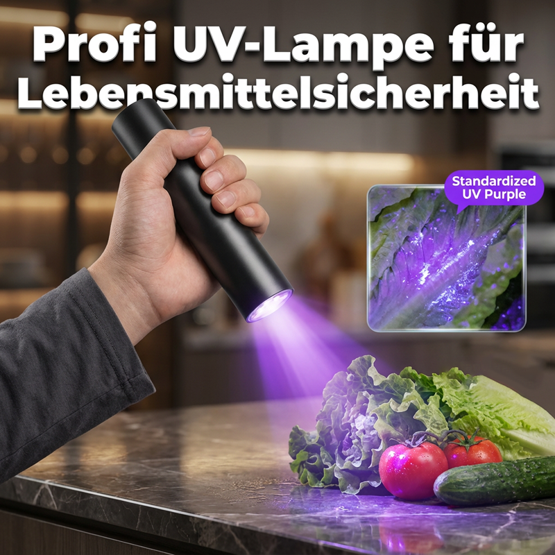 🔥Solange der Vorrat reicht 40 % Rabatt!🎉Wiederaufladbare UV-Schwarzlichtlampe zur Lebensmittelinspektion