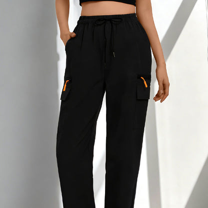 ✨Schnelltrocknende Damen Sporthose 🏃‍♀️ Leicht, Luftig & Mit Praktischen Taschen