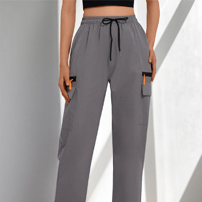 ✨Schnelltrocknende Damen Sporthose 🏃‍♀️ Leicht, Luftig & Mit Praktischen Taschen