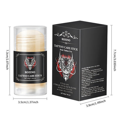 Tattoo Pflege Stick für leuchtende Farben & geschmeidige Haut – Farbfixierende Creme für neue und alte Tattoos