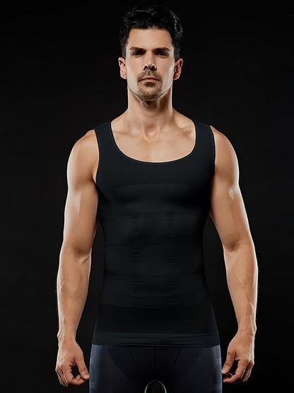 🎽 50% RABATT! ⚡Kompressionsshirt für Herren, Slim Fit, figurformendes Unterhemd