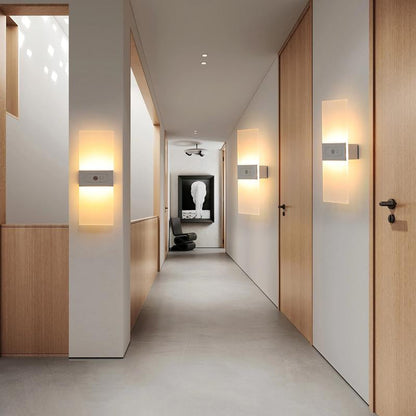 🏠💡 50% RABATT! Wiederaufladbare Wandleuchte mit Bewegungsmelder – Kabellos, 3 Modi & warmweißes Licht – Perfekt für Flur, Treppen & Keller ✨