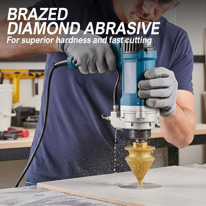 ⚡ 50% RABATT! ⏰ Diamant-Fasenfräser für Winkelschleifer – Multifunktional, lötdiamant & universelle Passform – Perfekt für saubere Schnitte in Fliesen, Porsellan oder Naturstein – ideal für Renovierungen und Bauprojekte 🛠️