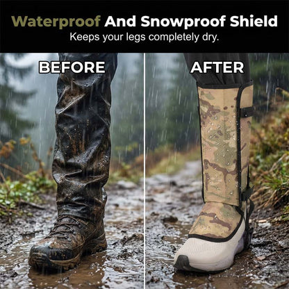 🥾 50 % Rabatt – Wasserdichte Wander-Gamaschen – robust, atmungsaktiv & schützt vor Schlangenbissen, Dornen & Nässe – ideal für Outdoor, Trekking & Arbeit ⛰️