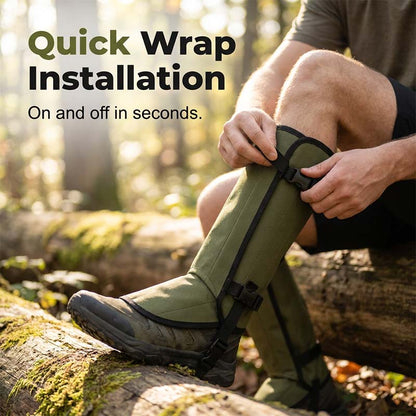 🥾 50 % Rabatt – Wasserdichte Wander-Gamaschen – robust, atmungsaktiv & schützt vor Schlangenbissen, Dornen & Nässe – ideal für Outdoor, Trekking & Arbeit ⛰️