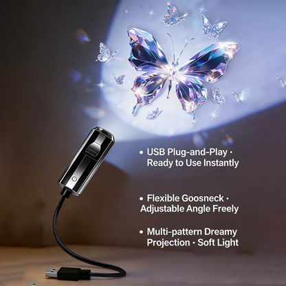 Plug-and-Play-HD-Projektor „Galaxy & Ocean“ als Nachtlicht🥳Über 50.000 zufriedene Nutzer
