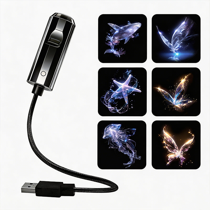 Plug-and-Play-HD-Projektor „Galaxy & Ocean“ als Nachtlicht🥳Über 50.000 zufriedene Nutzer