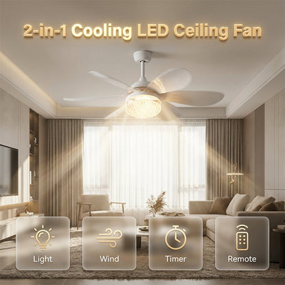 🔥Solange der Vorrat reicht: 40 % Rabatt!🎉2-in-1-LED-Deckenventilator mit Kühlfunktion