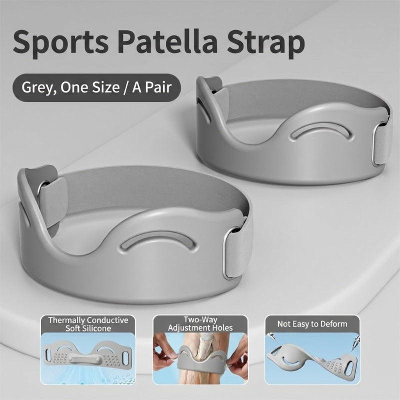 🔥50% SOMMER-RABATT | 1 Paar Patellaband Kniestütze 🏃 Stoßdämpfend & atmungsaktiv für Laufen, Sport & Alltag