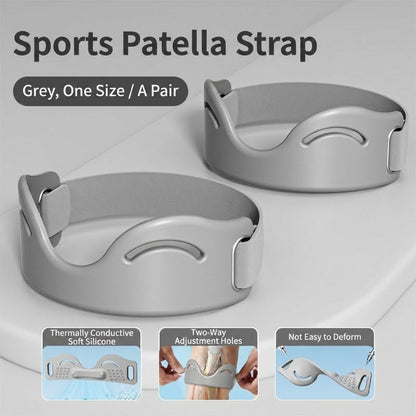 🔥50% SOMMER-RABATT | 1 Paar Patellaband Kniestütze 🏃 Stoßdämpfend & atmungsaktiv für Laufen, Sport & Alltag