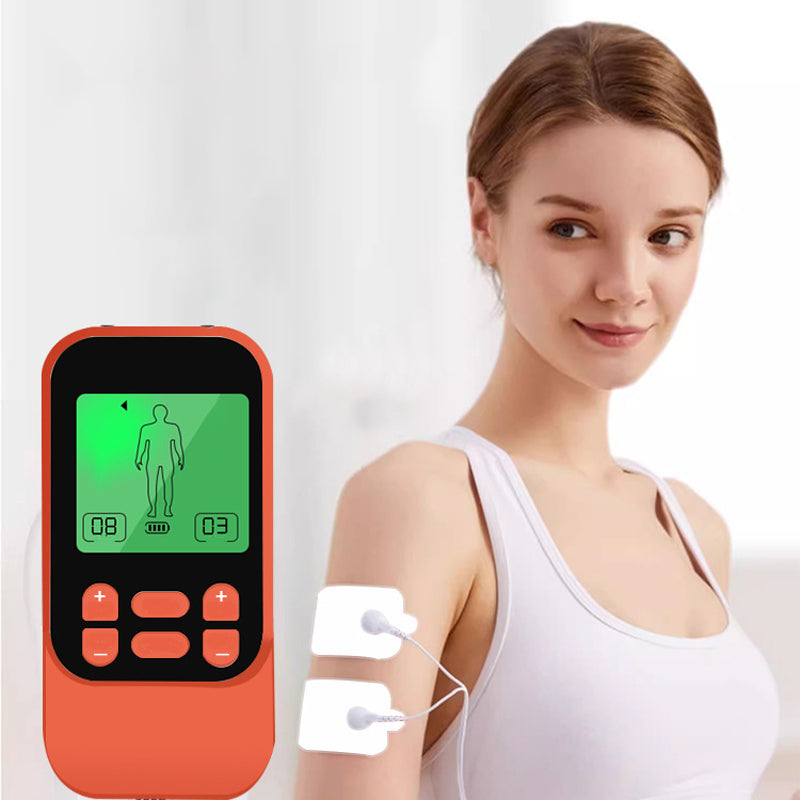 ⚡💪 50% RABATT! Muskelstimulator mit 10 Modi, 2 Kanälen & 30 Intensitätsstufen – Kompakt, wiederaufladbar, für Rücken, Nacken & Schultern, inkl. 4 Elektrodenpads ✨