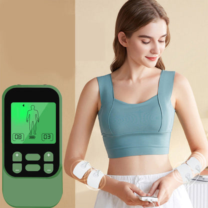 ⚡💪 50% RABATT! Muskelstimulator mit 10 Modi, 2 Kanälen & 30 Intensitätsstufen – Kompakt, wiederaufladbar, für Rücken, Nacken & Schultern, inkl. 4 Elektrodenpads ✨