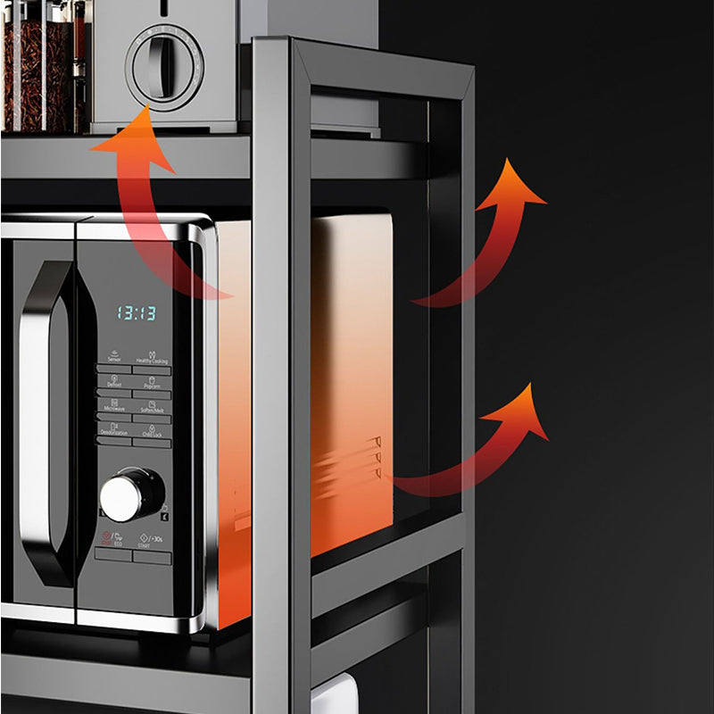 🧰 50% RABATT! 🍳 Erweiterbares Mikrowellenregal – Verstellbar, 75 kg Tragkraft & mit Haken – Ideal für Küche, Speisekammer & Werkstatt 🏠