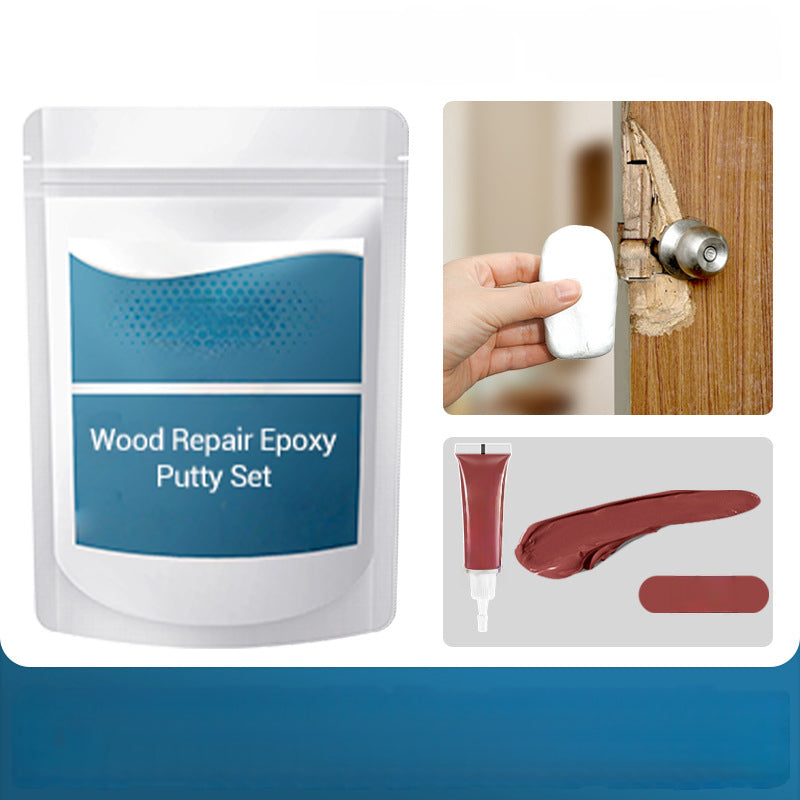 🛠️ KAUF 2 ERHALTE 1 GRATIS! ✨ Holzreparatur-Epoxidspachtel-Set – Hochfest & formbar – Schleifbar, ideal für Möbel, Böden oder Bastelprojekte – färbbar und wasserfest 🌲