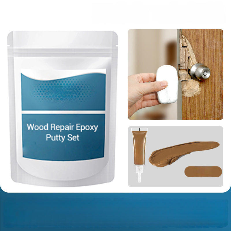 🛠️ KAUF 2 ERHALTE 1 GRATIS! ✨ Holzreparatur-Epoxidspachtel-Set – Hochfest & formbar – Schleifbar, ideal für Möbel, Böden oder Bastelprojekte – färbbar und wasserfest 🌲