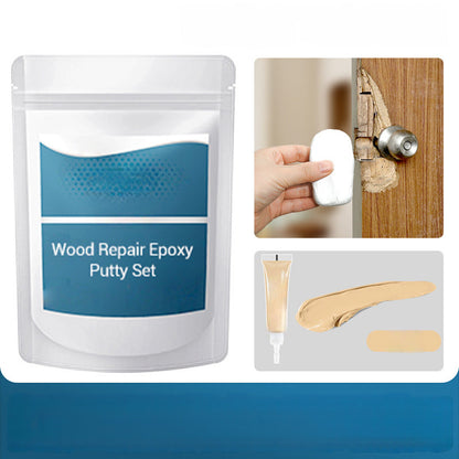🛠️ KAUF 2 ERHALTE 1 GRATIS! ✨ Holzreparatur-Epoxidspachtel-Set – Hochfest & formbar – Schleifbar, ideal für Möbel, Böden oder Bastelprojekte – färbbar und wasserfest 🌲