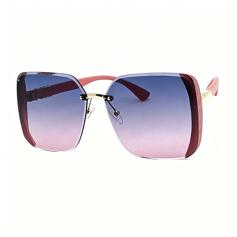 🕶️✨ Rahmenlose, übergroße Sonnenbrille in quadratischer Form – 50% RABATT! Perfekt für jeden Gesichtstyp. 🔥☀️