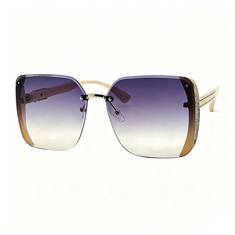 🕶️✨ Rahmenlose, übergroße Sonnenbrille in quadratischer Form – 50% RABATT! Perfekt für jeden Gesichtstyp. 🔥☀️